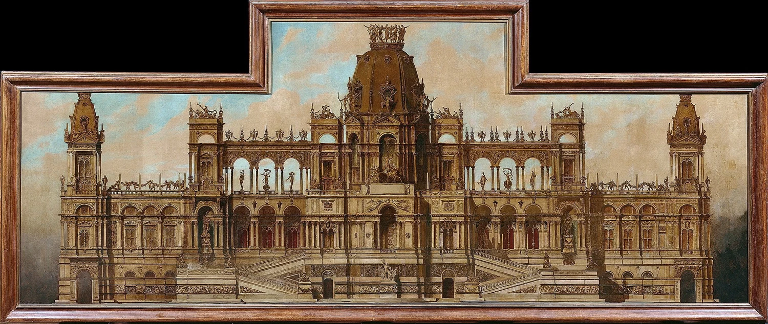 Disegno per un palazzo, facciata - Österreichische Galerie Belvedere